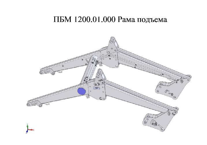 Каталог деталей погрузчика ПБМ-1200