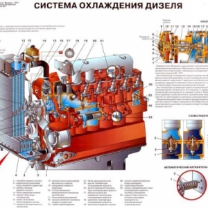 Система охлаждения дизеля Беларус-1221