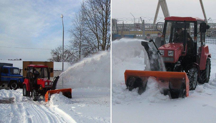 Снегоуборочный трактор 320.4М + снегоочиститель СТ-1500 - большое изображение 2