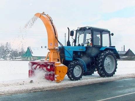 Снегоуборочный трактор МТЗ 82.1 + ШРК 2,0 - большое изображение 2