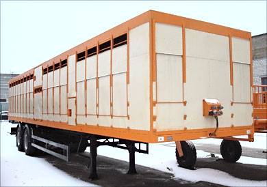 Полуприцеп скотовоз САТ 47К (для перевозки животных) - большое изображение 1